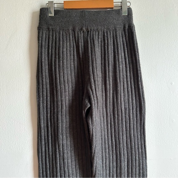 Free People Intimately Free Around The Clock Charcoal Knit Jogger Pant - Picture 7 of 11